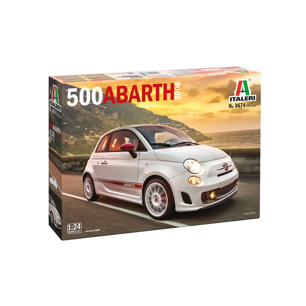 1/18　アバルト　500　2008　現状品 プラモデル :: 車 & バイク :: フィアット500 アバルト（2008）日本語