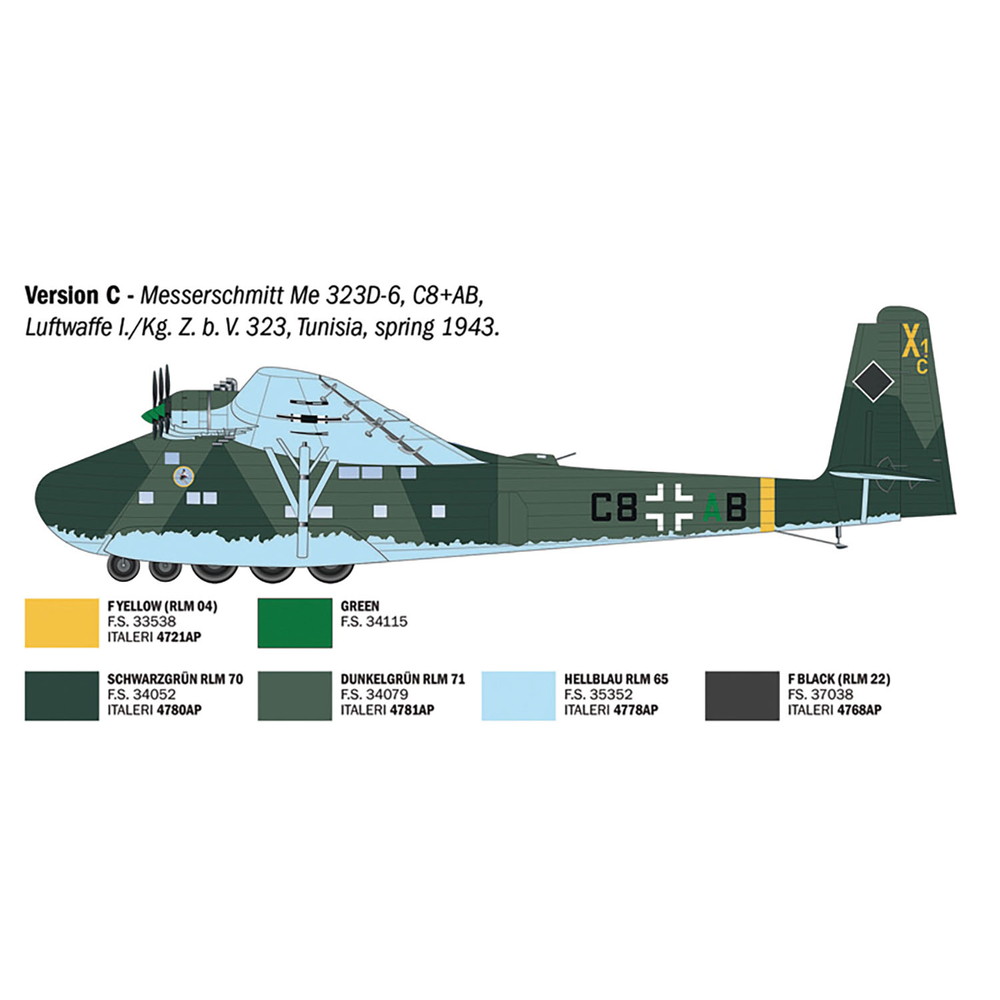 プラモデル :: 飛行機 :: WW.II ドイツ軍 メッサーシュミット Me323
